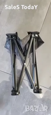 Сгъваем Стол от алуминиева сплав до 100кг , 24см, снимка 6 - Къмпинг мебели - 41650427