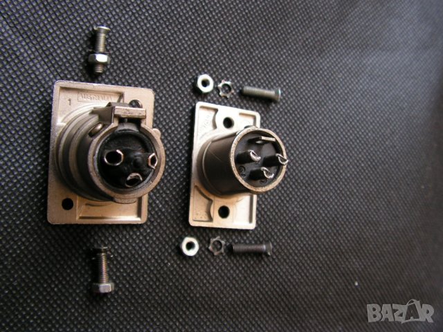 Оригинални Cannon XLR конектори от 70-те, сервизно възстановени, снимка 14 - Други - 43944676