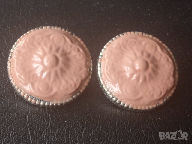 Обеци пепел от рози  vintage стил с клипс