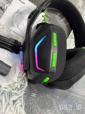 Безжични геймърски слушалки WESEARY WG1, снимка 3 - Слушалки за компютър - 53360029