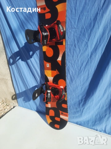 Сноуборд   152см.BURTON PROGRESSION,  с автомати.  , снимка 5 - Зимни спортове - 53295881