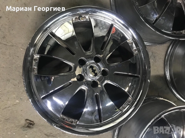 Лети Джанти 5х100 Никилирани, снимка 3 - Гуми и джанти - 52418049