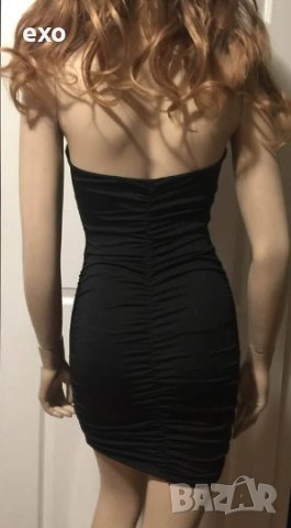 Мини черна рокля, Секси рокля, Къса черна рокля, снимка 3 - Рокли - 43272260