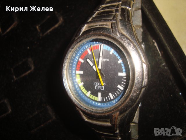 Кю и Кю КВАРЦ ЯПОНСКИ МАРКОВ РЪЧЕН РАБОТЕЩ ЧАСОВНИК Q&Q с ВЕРИЖКА РЯДЪК МОДЕЛ 8070, снимка 11 - Мъжки - 32804313