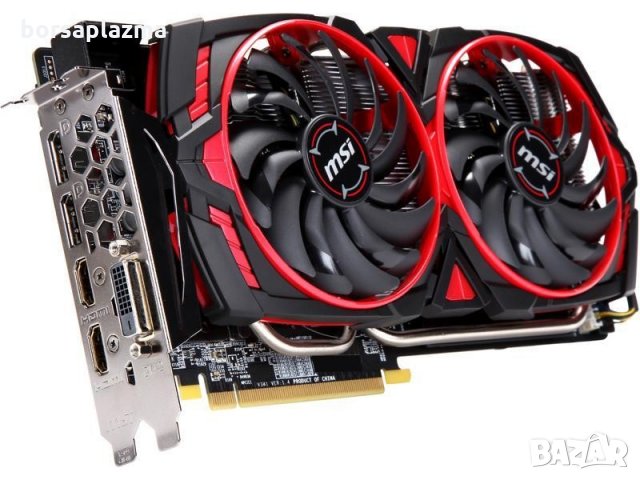 Видеокарти MSI Radeon RX 570 8GB GDDR5 PCI Express x16 CrossFireX Support Video Card RX 570 ARMOR MK, снимка 1 - Видеокарти - 34938433