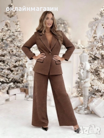 Дамски елегантен костюм Стандарт, снимка 2 - Костюми - 52695324