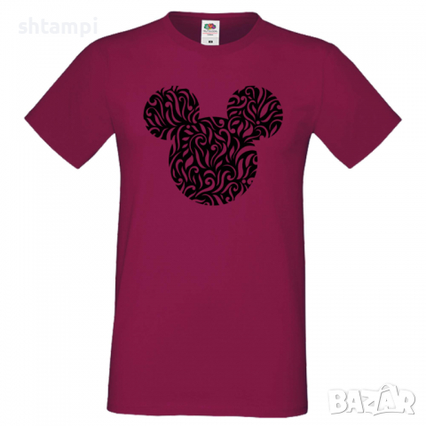 Мъжка тениска Mickey Head 6 Подарък,Изненада,Рожден ден, снимка 3 - Тениски - 36575963