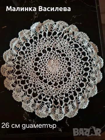 Плетива на една кука , снимка 14 - Покривки за маси - 49076782