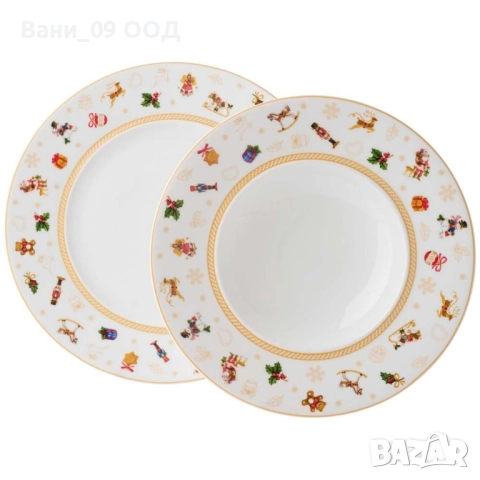 Коледен сервиз за хранене , снимка 2 - Сервизи - 51911340