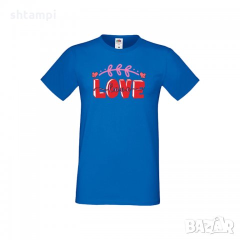 Мъжка тениска Свети Валентин Love 2, снимка 2 - Тениски - 35649893