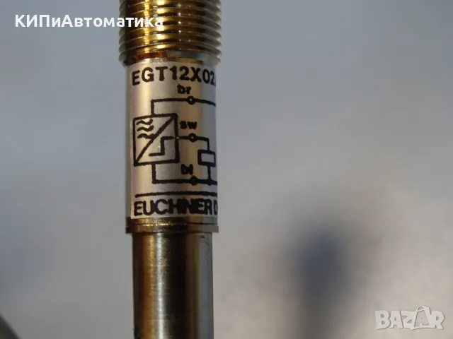 Индуктивен датчик EUCHNER EGT 12X02AP024 Inductive proximity switch 10-30VDC, снимка 4 - Резервни части за машини - 47676510