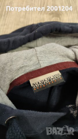 Оригинален Мъжки суичър на Napapijri М размер, снимка 5 - Суичъри - 38834745