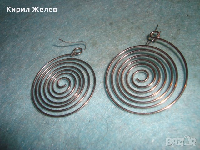 СИМВОЛ на БЕЗКРАЙНОСТТА МОДНИ СРЕБРИСТИ АРТ МОДЕЛ ОБЕЦИ ХЕНД-МЕЙД 27148, снимка 5 - Обеци - 35010816