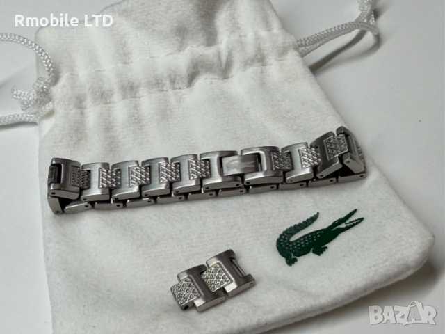 Гривна Lacoste Стоманена , снимка 3 - Гривни - 53180900