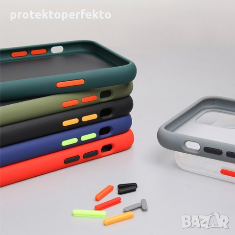 Силиконов Кейс с твърд гръб за iPhone 11, 11 Pro, 11 Pro Max зелен цвят, снимка 1 - Калъфи, кейсове - 32720566