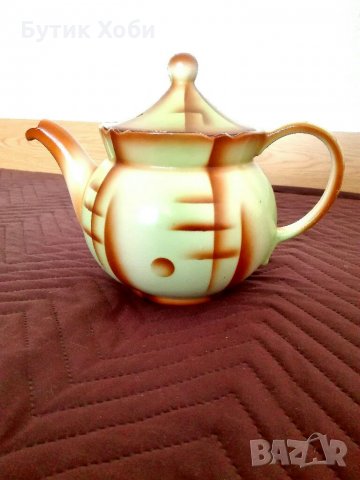 Порцеланов чайник Bihl Чехословакия, снимка 1