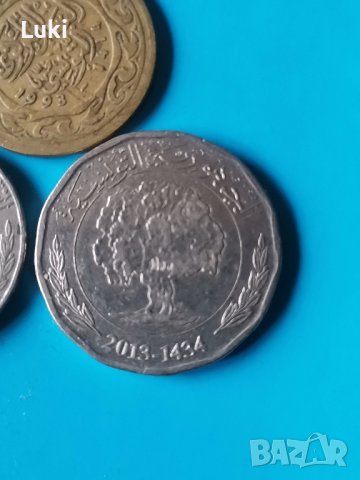 Лот  монети от Тунис , снимка 6 - Нумизматика и бонистика - 43252832