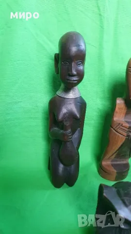Африкански фигури , снимка 2 - Антикварни и старинни предмети - 47410949