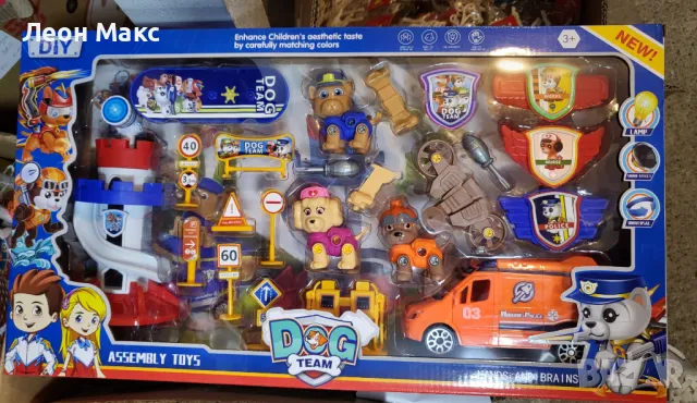 Комплект Пес патрул с кула за наблюдение и кола, Paw Patrol, с ефекти , снимка 2 - Образователни игри - 48385308