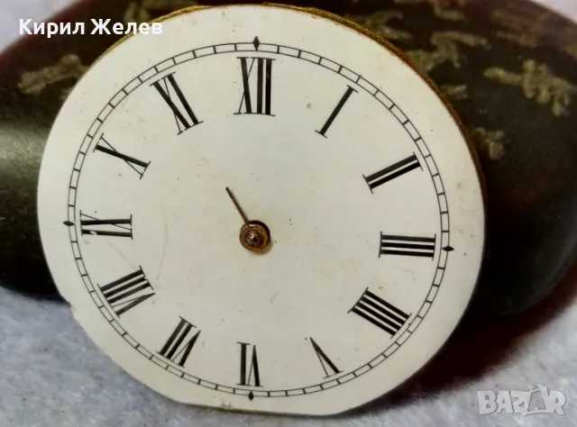 МЕХАНИЗЪМ с ПОРЦЕЛАНОВ РИМСКИ ЦИФЕРБЛАТ от СТАР КОЛЕКЦИОНЕРСКИ ШВЕЙЦАРСКИ ДЖОБЕН ЧАСОВНИК 30163, снимка 2 - Антикварни и старинни предмети - 48575228