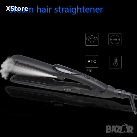 Преса за изправяне на коса с пара , снимка 14 - Преси за коса - 52508117