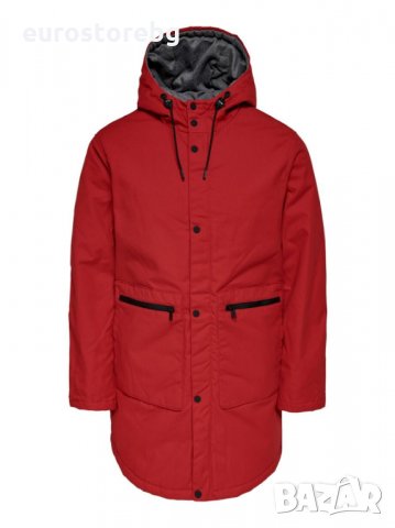 (-40%) Мъжко яке тип парка с качулка ONLY & SONS