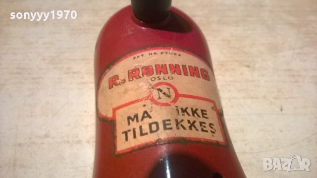 R.RONNING OSLO-NORWAY-19Х6Х3СМ-ВНОС шВЕЦИЯ, снимка 5 - Колекции - 27686672