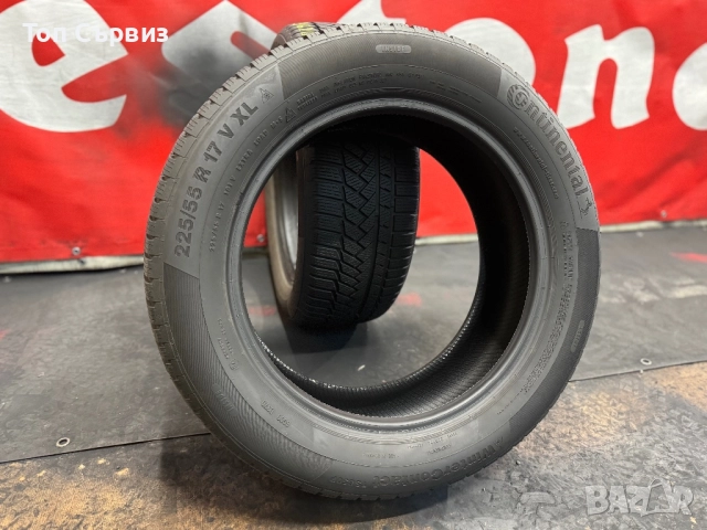225 55 17, Зимни гуми, Continental WinterContactTS850P, 2 броя, снимка 5 - Гуми и джанти - 52562055