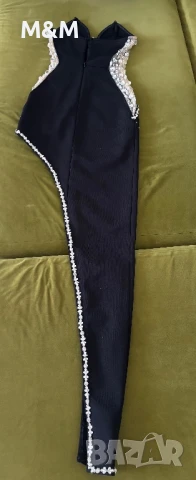 Рокля с камъни , снимка 4 - Рокли - 50643736