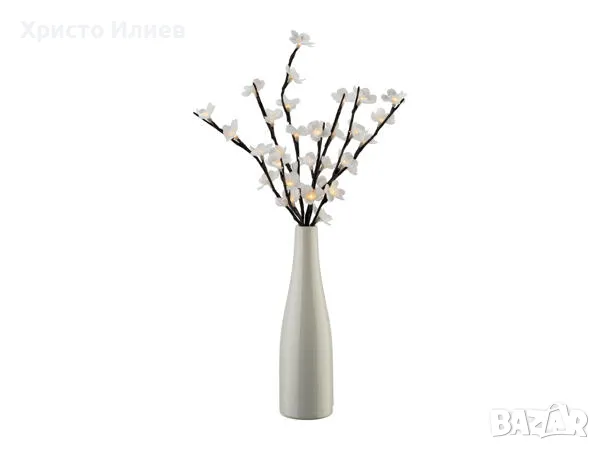 Декоративна ваза с LED светещ цвят декоративна клонка Livarno Home, снимка 9 - Декорация за дома - 47862077