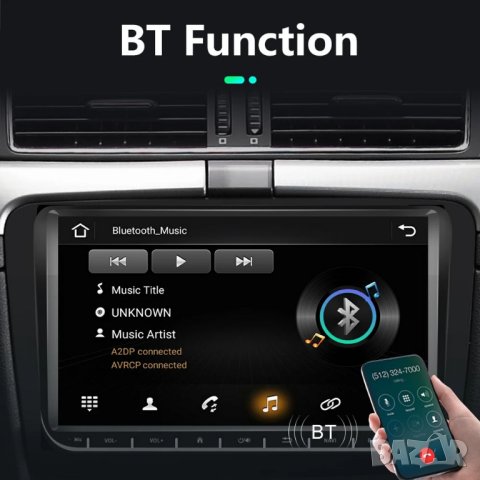 9" 2-DIN мултимедия за Volkswagen-SEAT-Skoda. Android 13, RDS, 64GB ROM , RAM 2GB DDR3_32, снимка 11 - Аксесоари и консумативи - 44127469