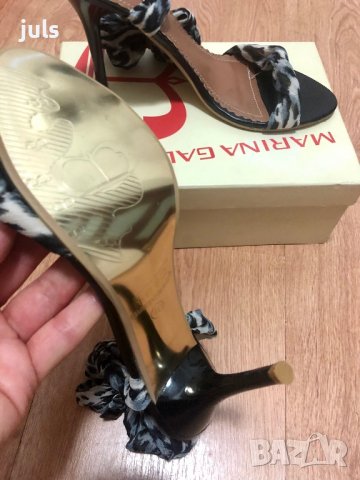 Страхотни сандали на ток 40 номер Marina Galanti, снимка 11 - Дамски обувки на ток - 37540005