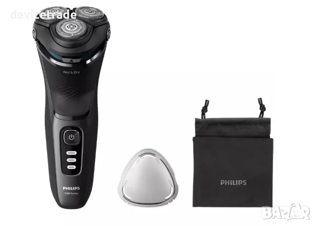Самобръсначка Philips Shaver Series 3000 S3244/12, Мокро и сухо бръснене