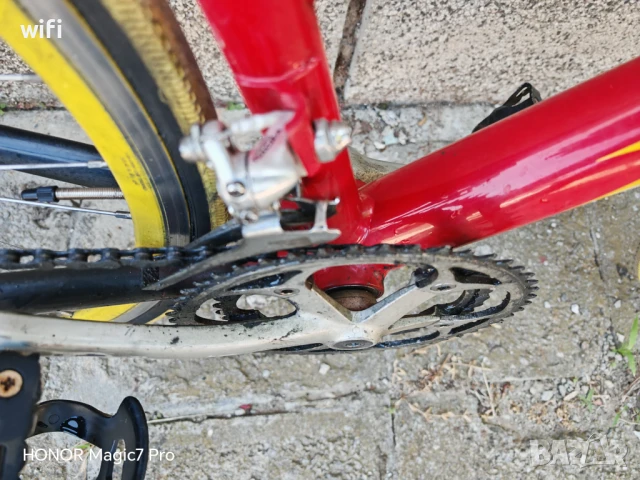 Велосипед в отлично състояние, шосейка, рамка 57, нова седалка., снимка 4 - Велосипеди - 50893573