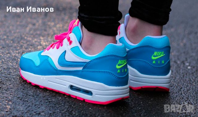  Nike Air Max 1  оригинални маратонки номер 38,5, снимка 4 - Маратонки - 39341633