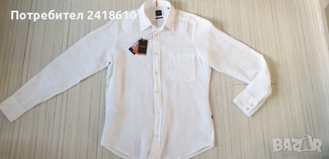 Hugo Boss Relegant_6  Len  Regular Fit  Mens Size S  ОРИГИНАЛ! Мъжка Ленена Риза.