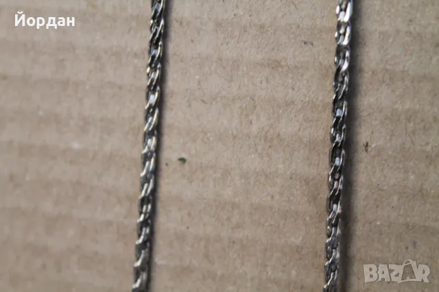 Сребърно дамско колие, снимка 4 - Колиета, медальони, синджири - 49532245