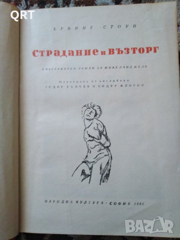 Страдание и възторг биографичен роман за Микеланджело, снимка 1 - Други - 33120370