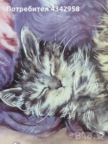 Gloria Porcelain.Bayreuth.Чиния с котки., снимка 3 - Антикварни и старинни предмети - 50784677