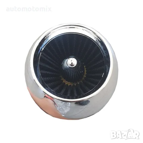 ФИЛТЪР ЗА МОТОЦИКЛЕТ 50мм - ХРОМ, 49361, снимка 2 - Аксесоари и консумативи - 48877050