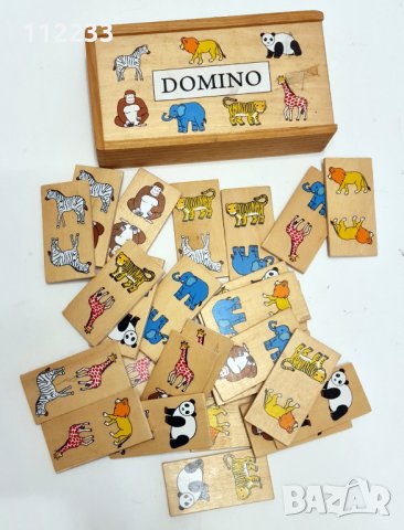 Домино с животни-дървено, снимка 3 - Образователни игри - 32959862