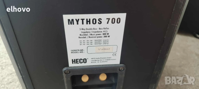 Тонколони Heco Mythos 700, снимка 10 - Тонколони - 52320589
