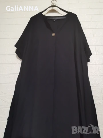 СТРАХОТНА ЕФИРНА РОКЛЯ ВИСКОЗА 3XL-5XL, снимка 2 - Рокли - 50926900