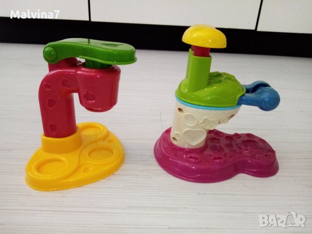 Фабрика за сладолед Play-Doh, снимка 5 - Пластелини, моделини и пясъци - 33037740