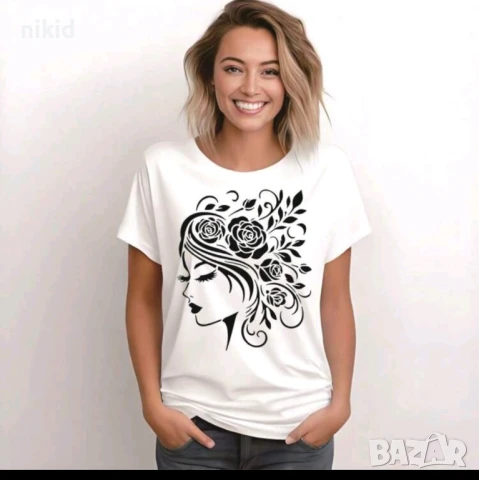 4 Вида жена момиче с рози цветя в косата стенсил шаблон за спрей за торта украса стена Scrapbooking, снимка 4 - Други - 50648292