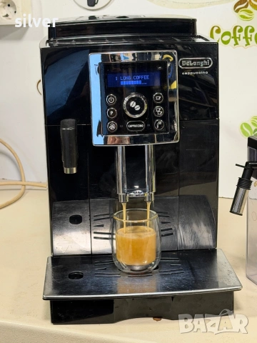 Кафемашина кафе автомат delonghi cappuccino с гаранция, снимка 6 - Кафемашини - 53449119