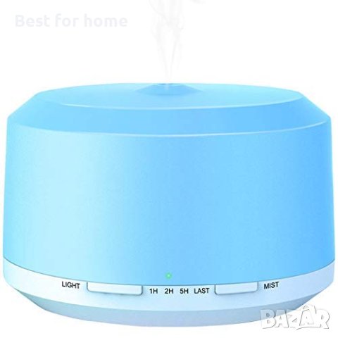 Арома дифузер/ овлажнител с ЛЕД светлина 450 мл от LUSCREAL, снимка 3 - Други - 43925633