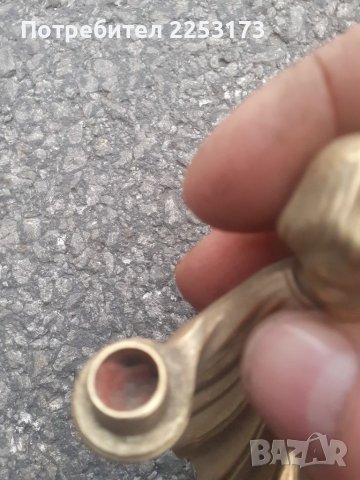 Католически свещник от месинг, снимка 4 - Декорация за дома - 38466182