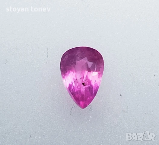 Ултра рядък Махеинге шпипел в неоново розово 0.52кт.! Нов!, снимка 5 - Други - 50496830