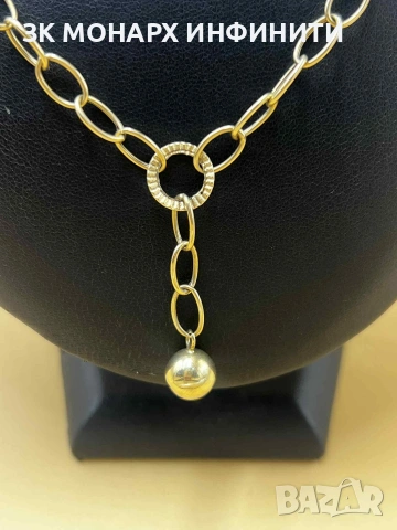 Златен ланец 14К , снимка 3 - Колиета, медальони, синджири - 53050032